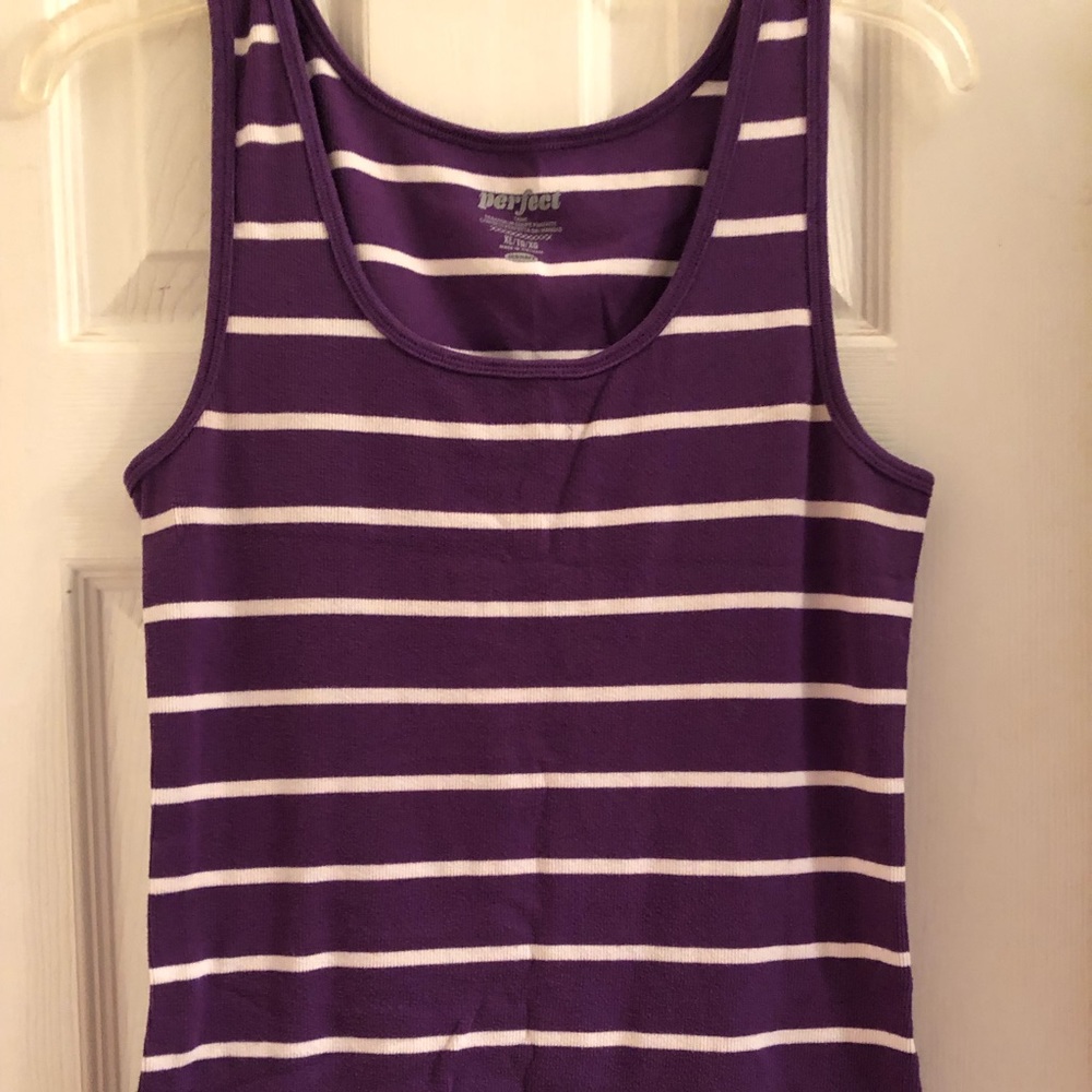 NWOT Old Navy purple striped tank